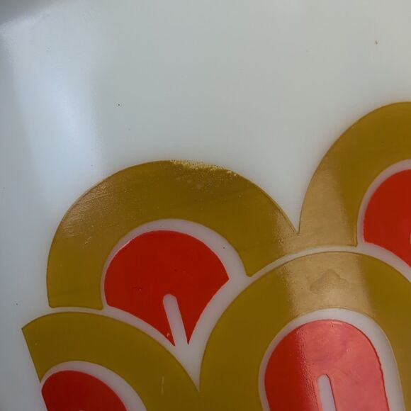 Vintage Pyrex #343 Fish Scale 1.5 Quart Mixing Bowl Dish MCM Arches White USA - Picture 6 of 10